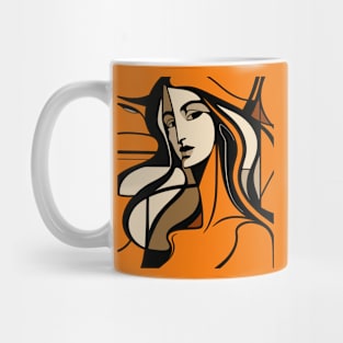 female silhouette Mug